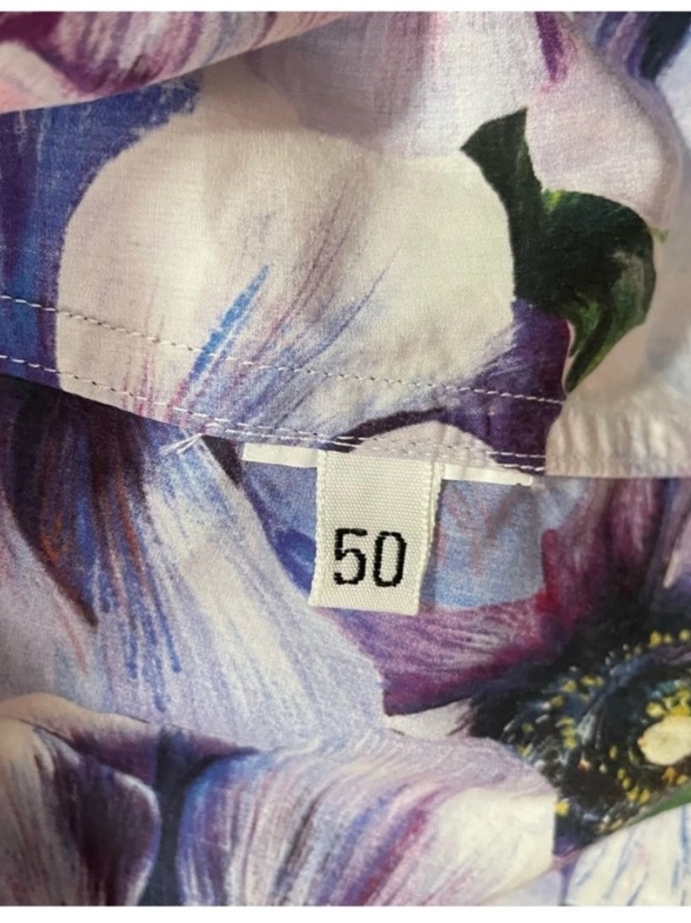 Dolce and Gabbana Floral Button Down Cotton Shirt - Picture 3 of 5